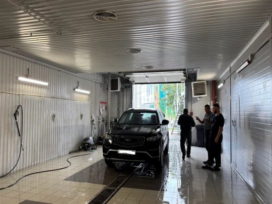 Освещение автомойки